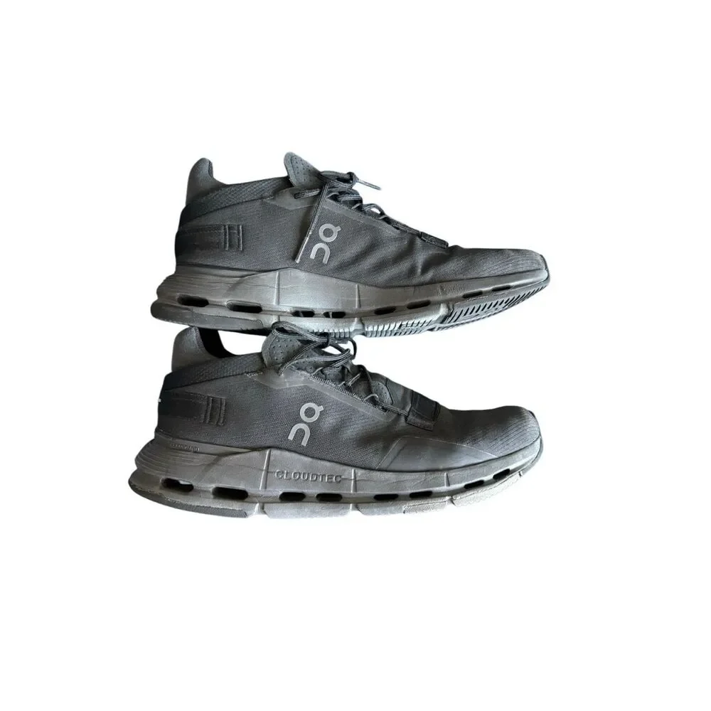 On Running Mens Black Cloudtec Cloudnova 2 All-day Active Sneakers Size 11